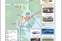 東京の羽田・臨海部・都心で舟運の社会実験 9月12日から 画像