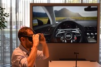 【アウディ TechDay 16】VRで運転席に座る! 購入前にじっくり観察…開発にも応用可 画像