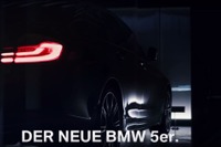 BMW 5シリーズ 次期型、LEDテールライトが見えた 画像