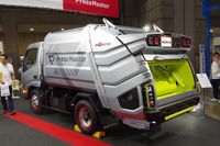 モリタ、プレス式塵芥収集車をフルモデルチェンジ…ハイマウントリアパネル採用など 画像