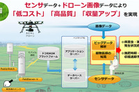 ドローンで「水稲」と「海岸保安林」を監視…新潟で実証プロジェクト 画像