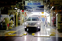 スバル富士重、海外生産が過去最高…旧カムリ製造ラインで生産開始　8月実績 画像