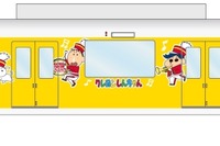 東武鉄道など、「クレヨンしんちゃん」25周年でラッピング 11月3日から 画像