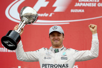 【F1 日本GP】ロズベルグが今季9勝目、メルセデスがコンストラクターズチャンピオンを決める 画像