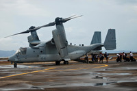 佐賀空港配備に向けて…MV-22オスプレイ 展示飛行 11月8日 画像