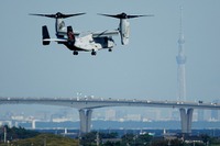MV-22オスプレイ、初めて千葉の空に［写真蔵］ 画像