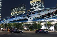 東京駅グランルーフが光に染まる…Light on Train 12月1日から 画像