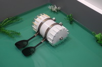 【新価値創造展16】会津大学、アイガモロボットで稲作支援…2017年に地元農家で実証実験 画像