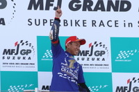 【MFJ全日本ロードレース最終戦】Race1はレオン・ハスラムとの激戦の末、中須賀克行が優勝し5連覇達成 画像