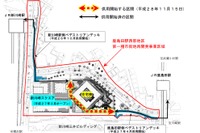 南武線の鹿島田駅と横須賀線の新川崎駅、歩行者通路で接続 11月15日 画像