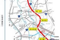 東京外環道、工事区間のIC3カ所について正式名称が決定 画像