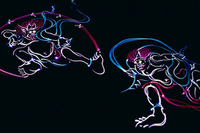 新型 マークX の描く「光の風神・雷神図」が100万回［動画］ 画像