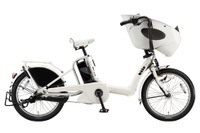 フロントに専用チャイルドシートを装着した電動アシスト自転車、ブリヂストンサイクルが発売 画像
