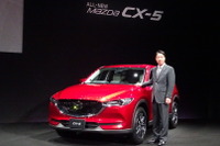 【マツダ CX-5 新型】小飼社長、「グローバルで年40万台の販売を計画」 画像