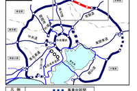 圏央道茨城県区間が全線開通…外環道は対距離制料金へ移行 2017年2月26日 画像