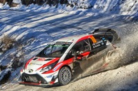 【トヨタWRC】モンテカルロ2日目：ラトバラが4位、ハンニネンはリタイア 画像