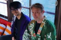 来日したミケルセンが屋形船ですき焼き…小島監督同行、新川氏描く似顔絵も 画像
