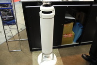 【新機能性材料展2017】新素材を採用したハイレゾ対応スピーカー、360度から音を楽しめる…オオアサ電子 画像