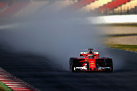 【F1】ライコネンが再びトップ、ウエット路面のテストも実施…第1回バルセロナテスト4日目 画像