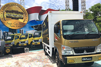 三菱ふそう キャンター、インドネシアで累計販売100万台達成 画像