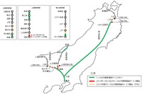 上越新幹線の山岳トンネル区間、初の携帯電話対応 3月31日 画像