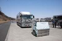 大型トラックADAS機能を体験、AMT、緊急ブレーキ、前車追従など…三菱ふそう スーパーグレート 新型 画像