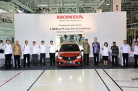 ホンダ、インドネシア四輪生産100万台の記念式典…倉石副社長「常に重要市場」 画像