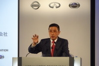 日産 西川社長「世界シェア8%は次期中計で」…今期営業利益は8%減益予想 画像