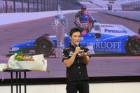 【第101回インディ500】佐藤琢磨、ホンダ本社で優勝凱旋会見…「次の目標はタイトルです」 画像