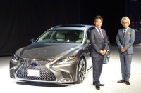 【レクサス LS 新型】澤プレジデント、「初代の衝撃超えを目指した」…3.5リットルツインターボも設定 画像