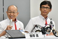 【タミヤ 1/6アフリカツイン 発売イベント】真似したものはひとつもない! オフロードでの走破性と高速安定性を高次元で両立…開発者談 画像