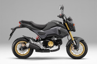 ホンダ グロム、カラーリング変更…新色マットグレーを追加 画像