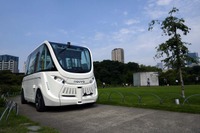 運転席なし! 自動運転EVバスの一般試乗…東京のプリンス芝公園 画像