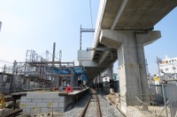 東武鉄道、竹ノ塚駅の下りホームを急行線の高架下に移転　8月27日 画像