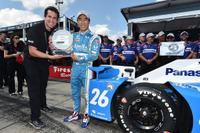 【INDYCAR 第14戦】佐藤琢磨、今季2度目のポールポジション獲得…狙うはインディ500以来の勝利 画像