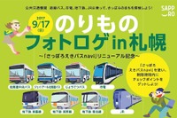 札幌で公共交通を利用したフォトロゲイニング---チェックポイントを回り得点をゲット　9月17日 画像