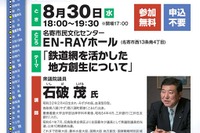 元地方創生相・石破茂氏が講演…北海道名寄市で宗谷本線活性化フォーラム　8月30日 画像