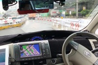 自動運転車、工事による車線減少にもスムーズ対応…お台場で公道実験［動画］ 画像
