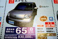 【値引き情報】売り切れ御免…軽自動車未使用車セダンタイプ 画像