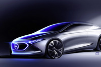 【フランクフルトモーターショー2017】出展予定のメルセデス EQ A、スケッチを公開…EV版 Aクラス? 画像