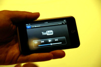 iPod touch で YouTube が見られる！ 画像