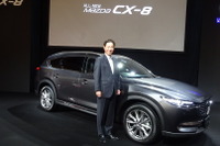 【マツダ CX-8】小飼社長「ミニバンに代わる新たな市場を創造」 画像