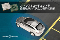 ルネサスと米コージェント社、自動駐車システム向け3Dサラウンドビューの開発で協業 画像