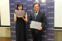 VAIO吉田社長「モバイル時代にふさわしい新商品」…個人と法人向けにPCをそれぞれ3モデル発表 画像