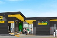 東武鉄道が「ブラジル」に…西小泉駅の新駅舎が完成 画像