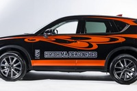 バスケBリーグ「広島ドラゴンフライズ」のラッピングカー、マツダが CX-5 で製作 画像