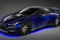 【SEMA 2017】レクサス LC の映画『ブラックパンサー』仕様登場へ…ビブラニウムからブーストパワー想定 画像