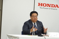 ホンダ倉石副社長「一時的費用除くと530億円の増益」…通期営業利益を再度上方修正 画像