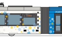富山ライトレールに雪明かりのラッピング…LEDによる装飾も 12月1日から 画像