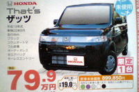 【明日の値引き情報】軽自動車 69万9000円で ミニカ を購入できる!! 画像